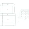 Corrugated Box With Insert White Dielines