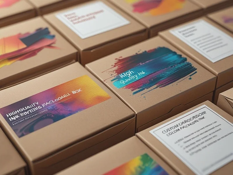 Why Does Ink Quality Matter for Custom Packaging?